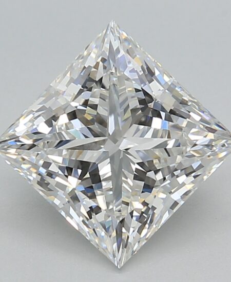 3.02 ct Princess Lab-Diamond