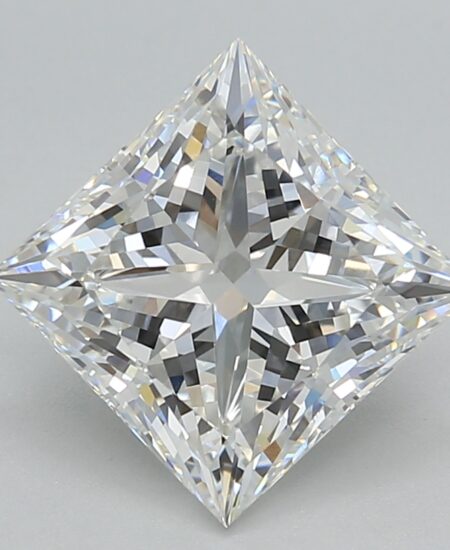 3.02 ct Princess Lab-Diamond