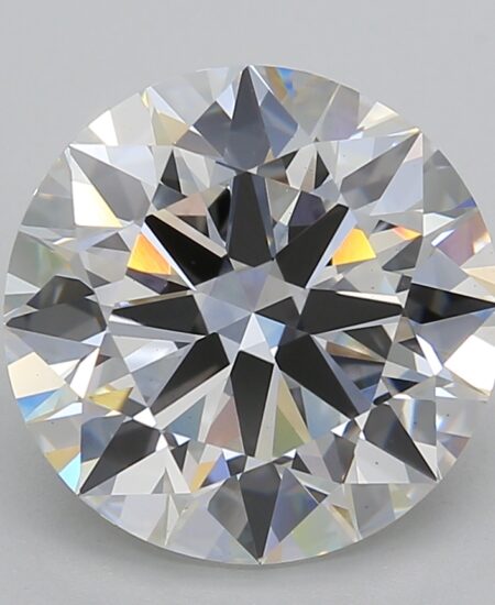5,03 Carat Round Lab Grown