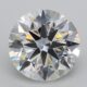 5,03 Carat Round Lab Grown