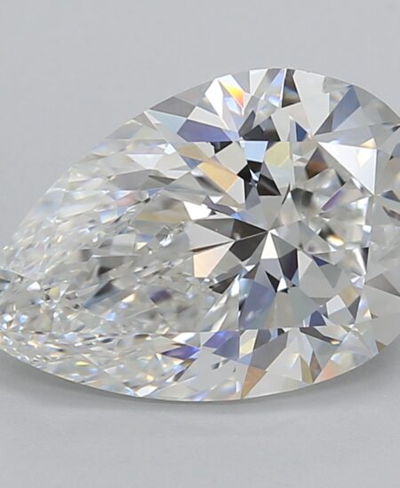3,52 Carat Pear Lab Grown