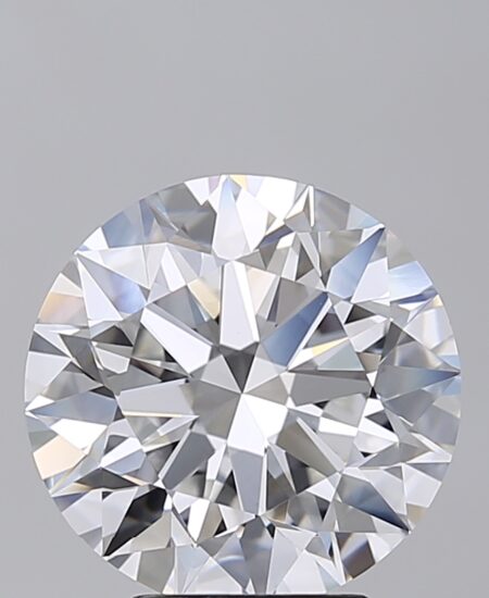 4,51 Carat Round Lab Grown