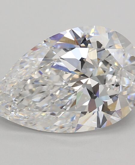 5,68 Carat Pear Lab Grown