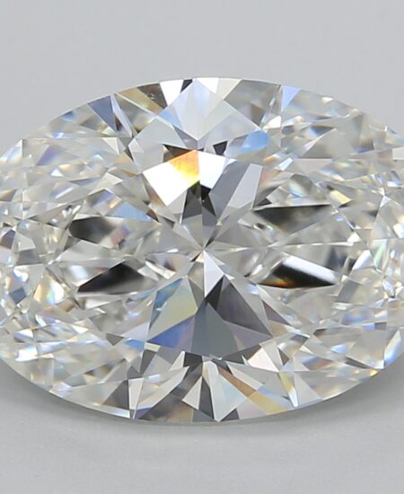 4,52 Carat Oval Lab Grown